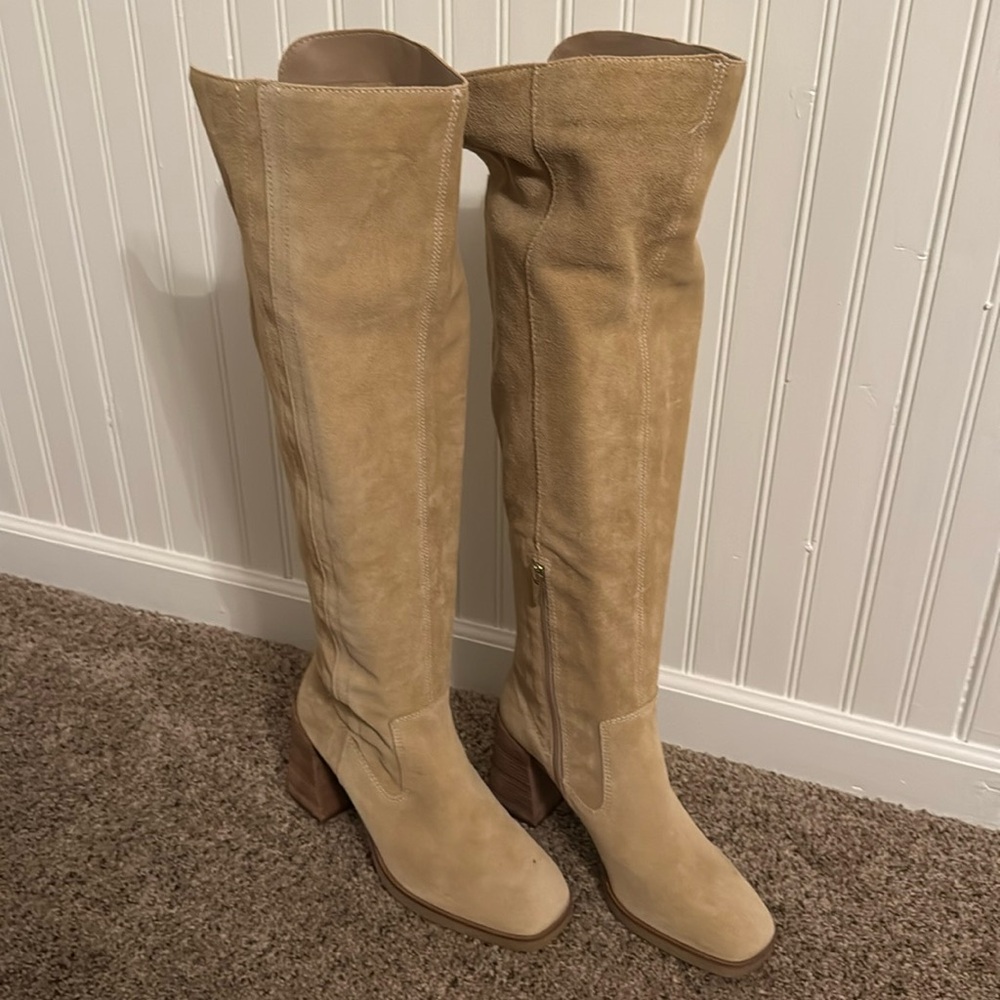 Vince Camuto suede over the knee boots